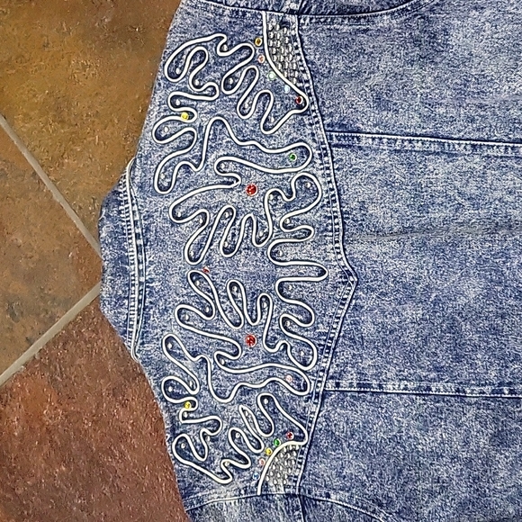 Vintage Jonathan G Denim Bling Jacket Rare - Picture 8 of 12